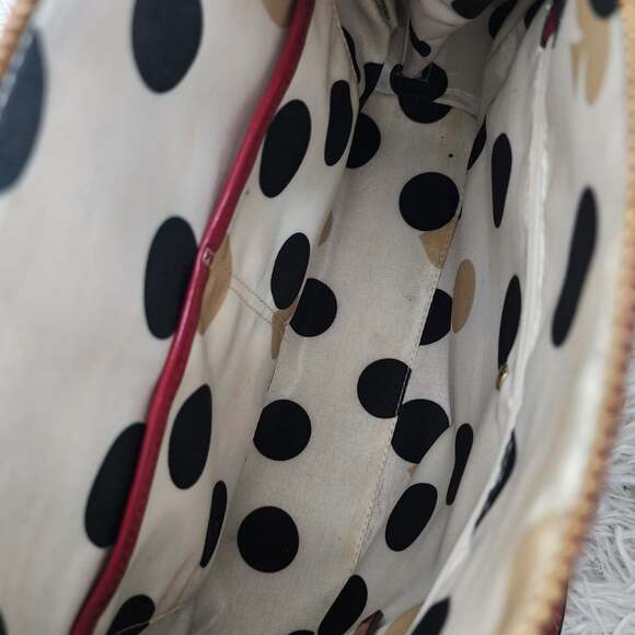 Kate Spade melinda flicker fuchsia patent leather bag satchel - Picture 5 of 6